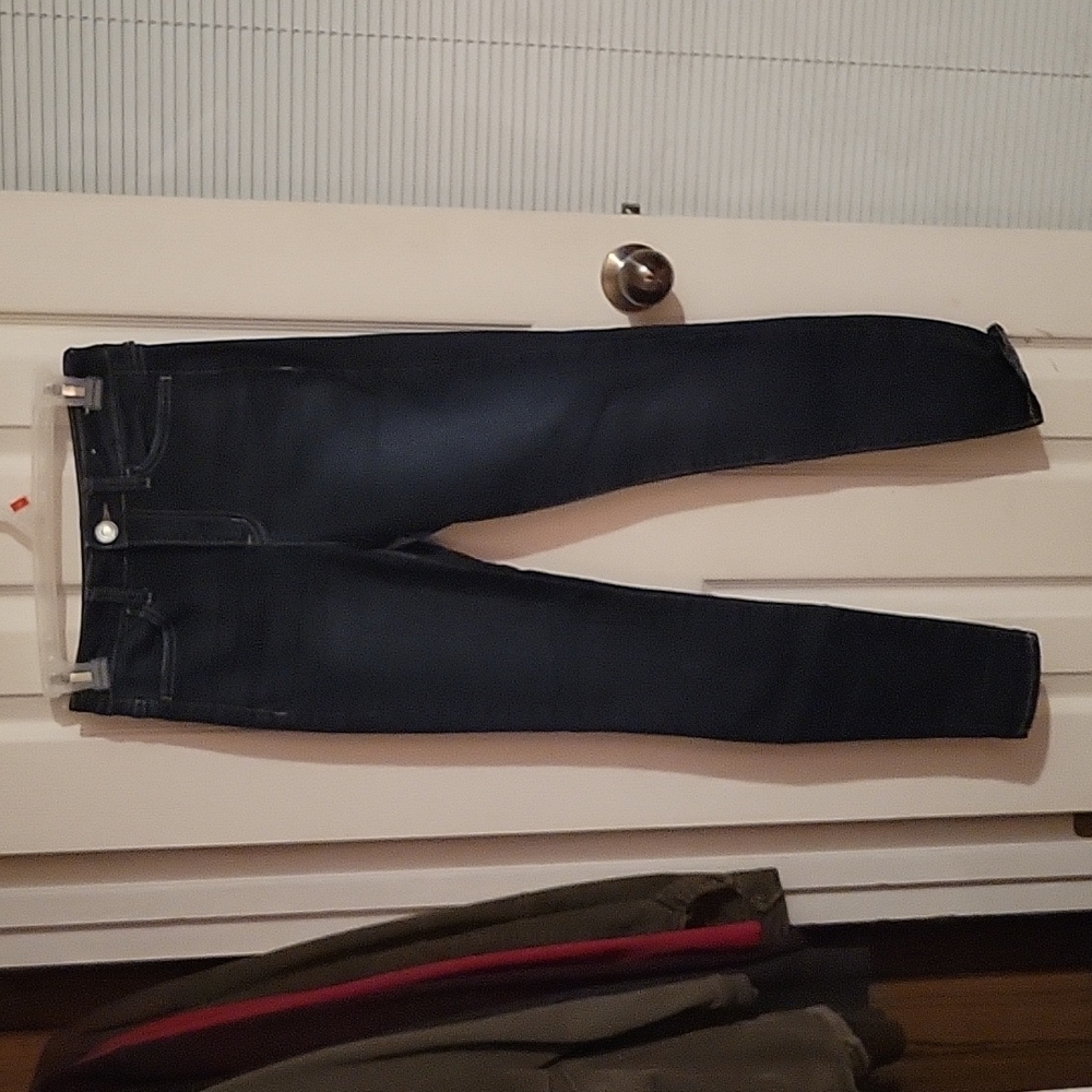 SO high rise dark wash jean jeggings, size 3/26W